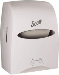 Scott - Hands Free, Plastic Paper Towel Dispenser - 16.13" High x 12.63" Wide x 10.2" Deep, 1 Roll, White - Best Tool & Supply