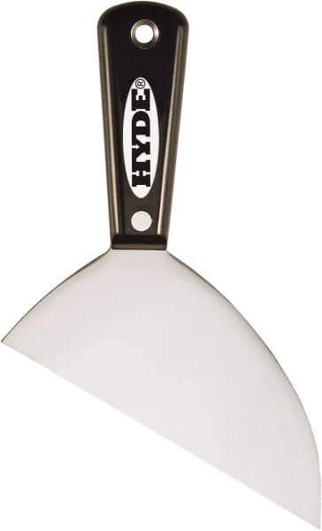 Hyde Tools - 6" Wide Point Edge Blade Steel Joint Knife - Stiff, Nylon Handle - Best Tool & Supply