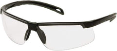 PYRAMEX - Clear Lenses, Framed Safety Glasses - Anti-Fog, Size Universal, Wrap Around - Best Tool & Supply