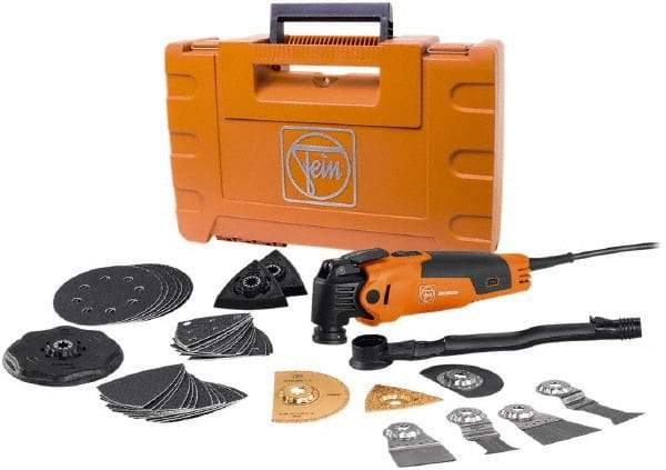 Fein - 120 Volt Electric Multi-Tool Kit - 10,000 to 19,500 RPM, 3 Amps - Best Tool & Supply