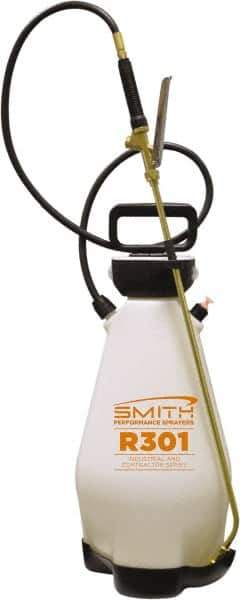 Smith Performance Sprayers - 3 Gal Chemical Safe Garden Hand Sprayer - Polyethylene Tank, Funnel Mouth, Reinforced Hose - Best Tool & Supply