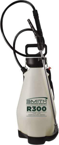 Smith Performance Sprayers - 3 Gal Chemical Safe Garden Hand Sprayer - Use with Cleaners/Degreasers, Stainless Steel Tank, Funnel Mouth, Reinforced Hose - Best Tool & Supply