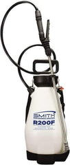 Smith Performance Sprayers - 2 Gal Chemical Safe Garden Hand Sprayer - Use with Cleaners/Degreasers, Polyethylene Tank, Funnel Mouth, Reinforced Hose - Best Tool & Supply