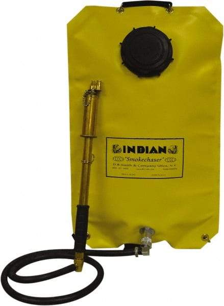 Smith Indian - 5 Gal Chemical Safe Garden Fire Pump - Vinyl Tank, Wide Mouth, Reinforced Hose - Best Tool & Supply