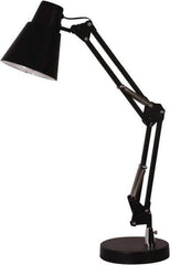 Electrix - 22 Inch, Articulated, Base, LED, Black, Desk Light - 5 Watt, 100 to 120 Volt, Nonmagnifying - Best Tool & Supply