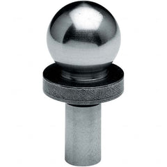 TE-CO - 5/8" Ball Diam, 5/16" Shank Diam, Alloy Steel Inspection Tooling Ball - Best Tool & Supply