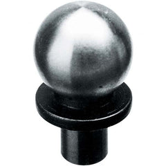 TE-CO - 12mm Ball Diam, 6mm Shank Diam, Alloy Steel Inspection Tooling Ball - Best Tool & Supply