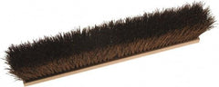 O-Cedar - 18" Rough Surface Palmyra Push Broom - 4" Bristle Length, Wood Block, Threaded Handle Connection, Handle Sold Separately - Best Tool & Supply