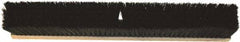 O-Cedar - 24" Medium Duty Polypropylene Push Broom - 3" Bristle Length, Wood Block, Threaded Handle Connection, Handle Sold Separately - Best Tool & Supply