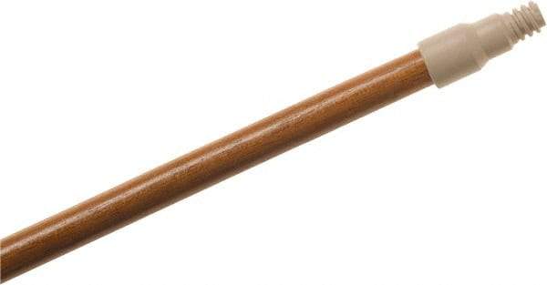 O-Cedar - 60 x 1" Wood Squeegee Handle - Threaded Connection, Tan - Best Tool & Supply