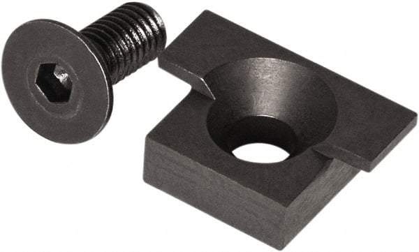 Raptor Workholding - 2 Piece Vise Jaw Plate - Steel, 1/2" Long - Best Tool & Supply