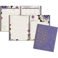 AT-A-GLANCE - 128 Sheet, 8-1/2 x 11", Weekly/Monthly Appointment Book - Purple - Best Tool & Supply