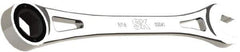 SK - 9/16" 6 Point Combination Wrench - 9.44" OAL, Steel, Full Polish Finish - Best Tool & Supply