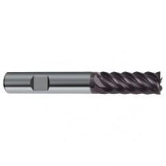 6mm Dia. - 57mm OAL - 45° Helix Firex Carbide End Mill - 6 FL - Best Tool & Supply