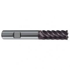 10mm Dia. - 72mm OAL - 45° Helix Firex Carbide End Mill - 6 FL - Best Tool & Supply