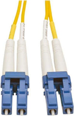 Tripp-Lite - 6' Long, LC/LC Head, Singlemode Fiber Optic Cable - Aqua, Use with LAN - Best Tool & Supply