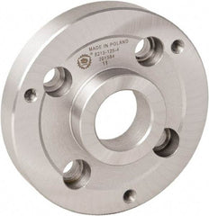 Bison - Adapter Back Plate for 5" Diam Bison Set-Tru Lathe Chucks - A1/A2-6 Mount, 35mm Through Hole Diam - Best Tool & Supply