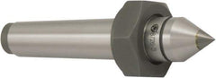 Bison - 1.24" Head Diam, Standard Point Solid Dead Center - 4MT Morse Taper, 14mm Point Diam - Best Tool & Supply