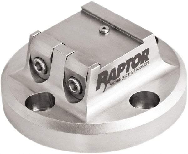 Raptor Workholding - 1-1/2" Jaw Width, 2" High Dovetail Vise - For Use with 4 & 5 Axis Workholding Systems - Best Tool & Supply