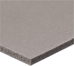 Value Collection - 1/4" Thick x 1/2" Wide x 6' Long Gray Closed Cell Silicone Foam Rubber Roll - Stock Length, Adhesive Back, -60°F to 400°F - Best Tool & Supply