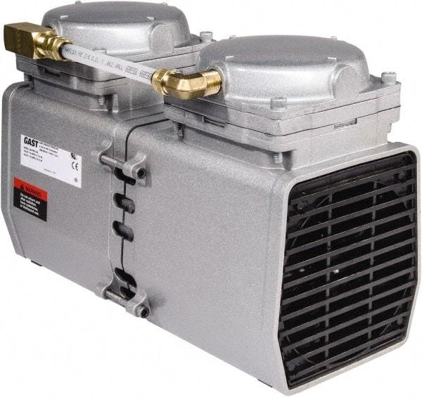 Gast - Diaphragm-Type Vacuum Pumps Horsepower: 1/2 Cubic Feet per Minute: 3.30 - Best Tool & Supply