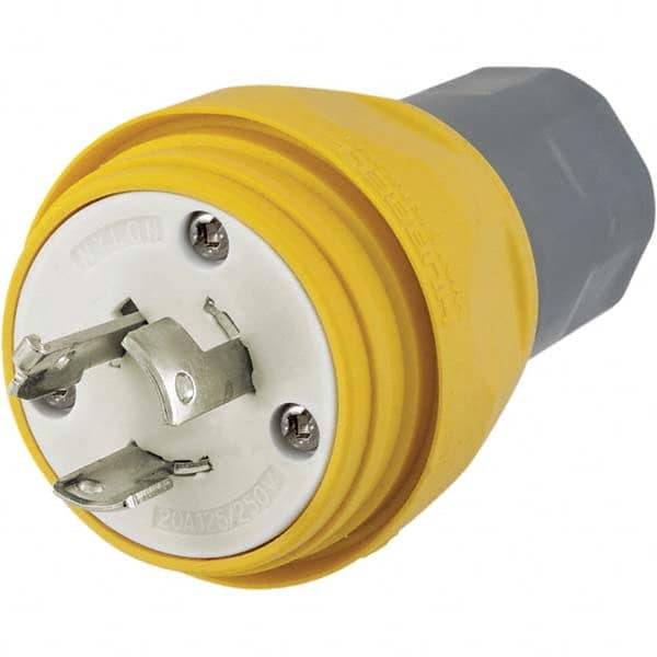 Hubbell Wiring Device-Kellems - 125/250 VAC 20A NonNEMA Industrial Twist Lock Connector - Best Tool & Supply