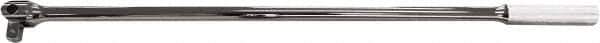 SK - 3/4" Drive Socket Knurled Handle - 37" OAL, Full Polish Chrome Finish - Best Tool & Supply