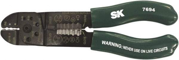 SK - Wire Harness, Crimping Pliers - Dipped Vinyl Handle - Best Tool & Supply