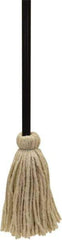 O-Cedar - White Deck Mop - 20" Long x 3-1/2" Wide Head, 48" Long Handle, Cotton Head - Best Tool & Supply