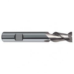 3mm Dia. - 57mm OAL - 45° Helix Bright Carbide End Mill - 2 FL - Best Tool & Supply