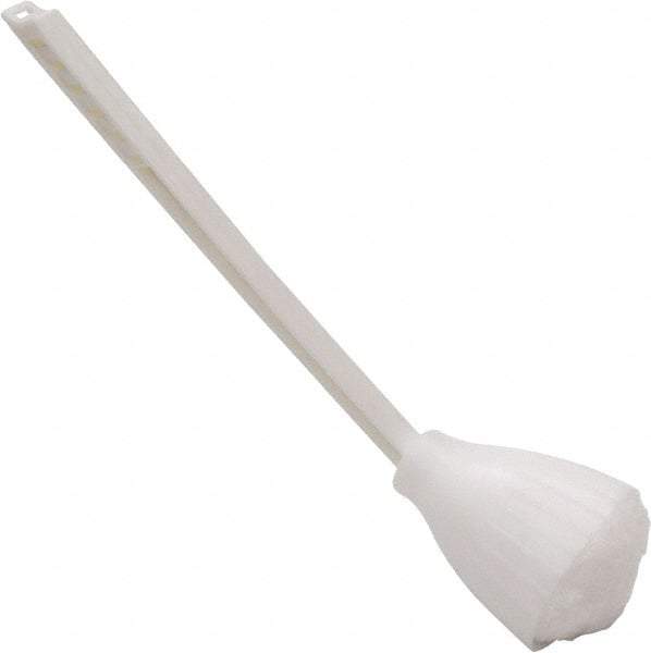 O-Cedar - 13" OAL Toilet Bowl Swab - Acrylon Bristles, Plastic Handle, White - Best Tool & Supply