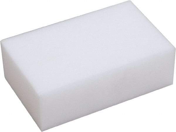 O-Cedar - 4-1/2" Long x 2-3/4" Wide x 1-1/2" Thick Eraser - Light-Duty, White - Best Tool & Supply