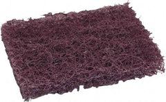 O-Cedar - 6" Long x 3-1/2" Wide x 7/8" Thick Scouring Pad - Heavy-Duty, Purple - Best Tool & Supply