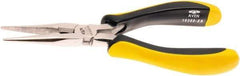 Aven - 6-1/2" OAL, 25/32" Jaw Length x 1-1/2" Jaw Width, Long Nose Side Cutting Multipurpose Pliers - Serrated Jaw, Pliers Head, Ergonomic Comfort Handles - Best Tool & Supply