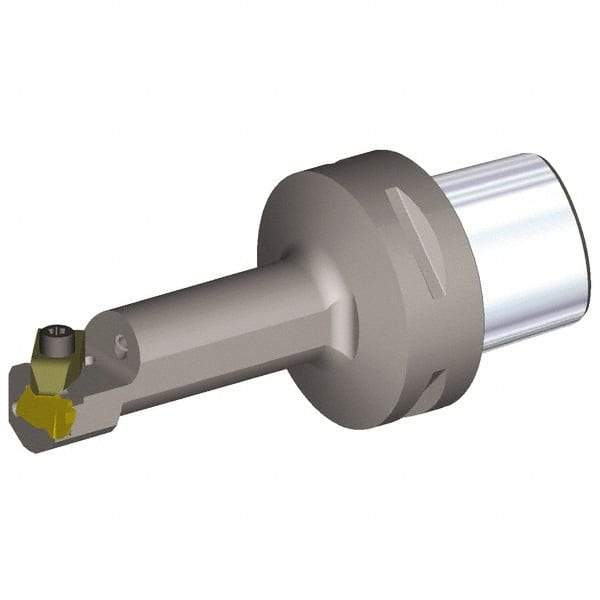 Kennametal - Insert Style NG 2R, 100mm Head Length, Left Hand Cut, Internal Modular Threading Cutting Unit Head - System Size PSC63, 13mm Center to Cutting Edge, Series Top Notch - Best Tool & Supply