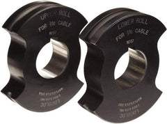 Loos & Co. - 5/16" Straight Shank Terminal Roll Crimping Die - Metal/Black - Best Tool & Supply