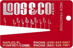 Loos & Co. - 1/16 to 3/8 Inch Range, Wire and Sheet Metal Gage - Use with Any Cable - Best Tool & Supply