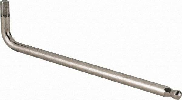 Beta - 6mm Hex, Long Arm, Ball End Hex Key - 6" OAL, Stainless Steel, Metric System of Measurement - Best Tool & Supply