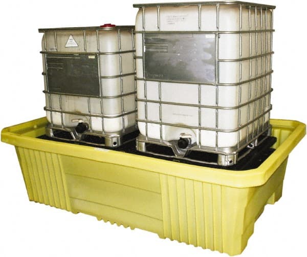 Enpac - IBC Sumps, Platforms & Decks Type: IBC Pallet w/Drain Number of Totes: 2 - Best Tool & Supply