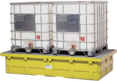 Enpac - IBC Sumps, Platforms & Decks Type: IBC Pallet w/Drain Number of Totes: 2 - Best Tool & Supply