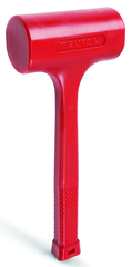 64 oz Dead Blow Hammer- 2-5/8'' Head Diameter Coated Steel Handle - Best Tool & Supply