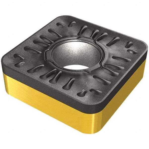 Iscar - SNMM866 R3P Grade IC8150 Carbide Turning Insert - TiCN/Al2O3/TiN Finish, 90° Square, 25.4mm Inscr Circle, 9.52mm Thick, 2.4mm Corner Radius - Best Tool & Supply