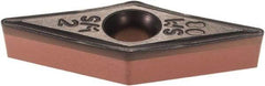 Iscar - VCMT332 SM Grade IC6025 Carbide Turning Insert - TiCN/Al2O3/TiN Finish, 35° Diamond, 3/8" Inscr Circle, 3/16" Thick, 1/32" Corner Radius - Best Tool & Supply