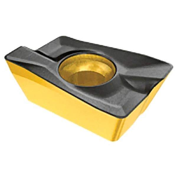 Iscar - HM90 ADCT150508 Grade IC330 Carbide Milling Insert - TiCN/TiN Finish, 0.252" Thick, 0.8mm Corner Radius - Best Tool & Supply