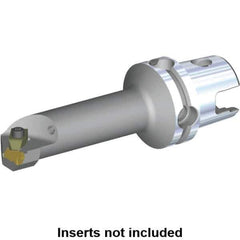 Kennametal - Insert Style NG 3R, 70mm Head Length, Left Hand Cut, Internal Modular Threading Cutting Unit Head - System Size KM40TS, 17mm Center to Cutting Edge, Series Top Notch - Best Tool & Supply