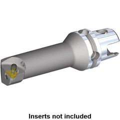 Kennametal - Insert Style LT 16NR, 80mm Head Length, Right Hand Cut, Internal Modular Threading Cutting Unit Head - System Size KM40TS, 11mm Center to Cutting Edge, Series LT Threading - Best Tool & Supply