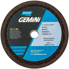 Norton - Tool & Cutter Grinding Wheels Wheel Type: Type 11 Wheel Diameter (Inch): 6 - Best Tool & Supply