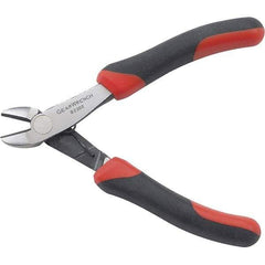 GearWrench - Cutting Pliers - 5" BLK/RED SLIM HNDL MINI DIAG CUTTING PLIERS - Best Tool & Supply