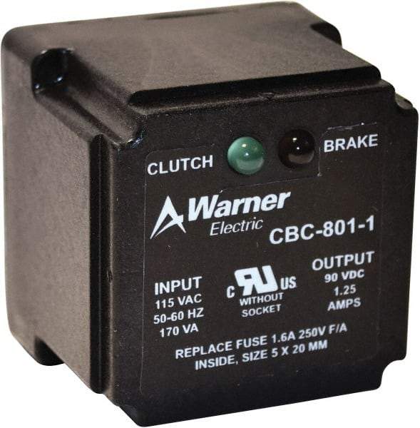 Warner Electric - Octal Socket Clutch Power Supply - For Use with Any 90V Clutch or Brake - Best Tool & Supply