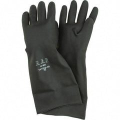 SHOWA - 30 mil Thick, Chemical Resistant Gloves - SZ 11 18"30ML BLK 1/PR CHLOROFLEXII CHEM RES GLV - Best Tool & Supply